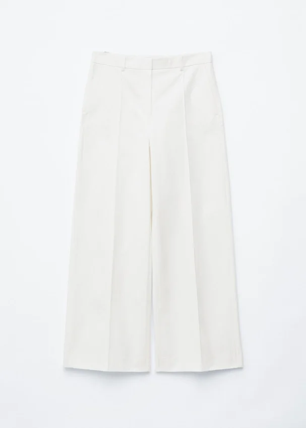 Baumwollhose mit Pressfalte Baumwollhose mit Pressfalte