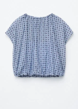 Bedruckte Ballonbluse