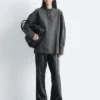 Übergroße Jeans-Bluse Übergroße Jeans-Bluse