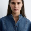 Übergroße Jeans-Bluse Übergroße Jeans-Bluse