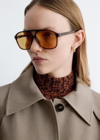 Übergroße Sonnenbrille für Piloten
