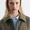 Übergroße Utility-Jacke mit Kordelzug