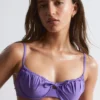 Bikini-Oberteil mit Bügel und Schleifendetail Bikini-Oberteil mit Bügel und Schleifendetail