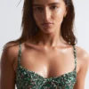 Bikini-Oberteil mit Bügel und Schleifendetail Bikini-Oberteil mit Bügel und Schleifendetail