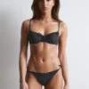 Bikini-Oberteil mit Bügel und Schleifendetail Bikini-Oberteil mit Bügel und Schleifendetail