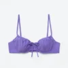 Bikini-Oberteil mit Bügel und Schleifendetail Bikini-Oberteil mit Bügel und Schleifendetail