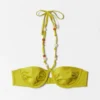 Bikini-Oberteil mit Perlenverzierung im Balconette-Stil Bikini-Oberteil mit Perlenverzierung im Balconette-Stil