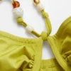 Bikini-Oberteil mit Perlenverzierung im Balconette-Stil Bikini-Oberteil mit Perlenverzierung im Balconette-Stil