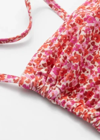 Bikini-Oberteil mit Rüschen