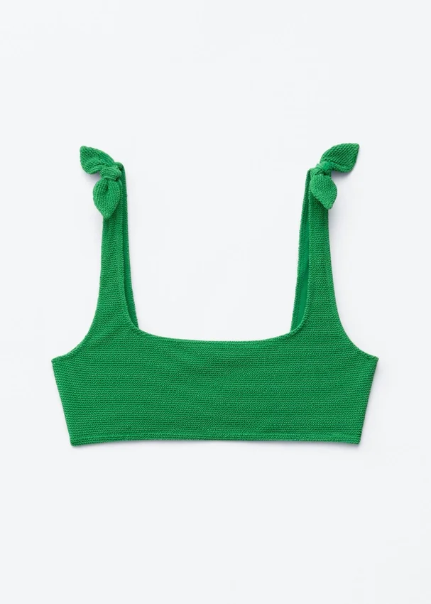 Bikini-Oberteil mit Schleifendetail Bikini-Oberteil mit Schleifendetail