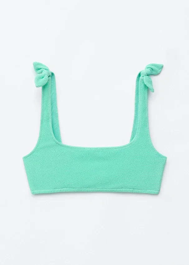 Bikini-Oberteil mit Schleifendetail Bikini-Oberteil mit Schleifendetail