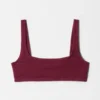 Bikini-Oberteil mit strukturiertem, quadratischem Ausschnitt Bikini-Oberteil mit strukturiertem, quadratischem Ausschnitt