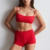 Bikini-Shorts mit hoher Taille Bikini-Shorts mit hoher Taille