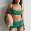 Bikini-Slip mit hoher Taille