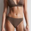 Bikini-Slip mit hoher Taille