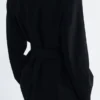 Blazer mit Kordel-Gürtel aus Wolle Blazer mit Kordel-Gürtel aus Wolle