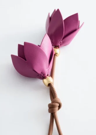 Blumen-Taschenanhänger