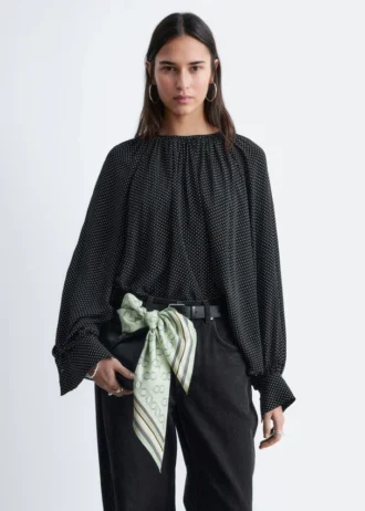 Bluse mit Ballonärmeln Bluse mit Ballonärmeln