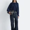 Bluse mit Ballonärmeln Bluse mit Ballonärmeln