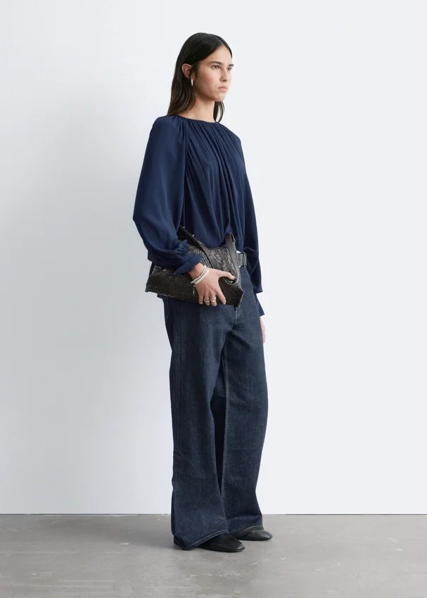 Bluse mit Ballonärmeln Bluse mit Ballonärmeln
