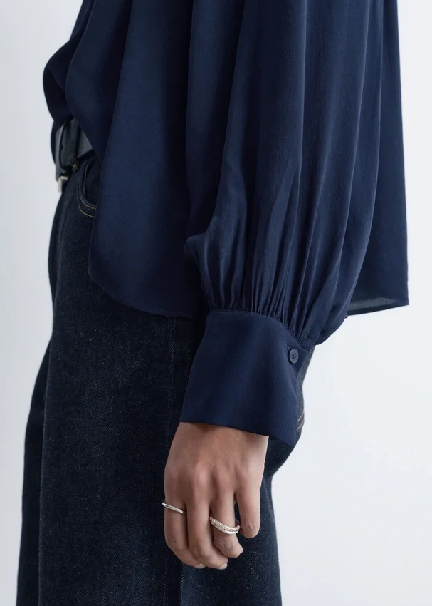 Bluse mit Ballonärmeln Bluse mit Ballonärmeln