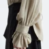 Bluse mit gerafftem Rücken Bluse mit gerafftem Rücken