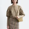 Bluse mit Puffärmeln Bluse mit Puffärmeln