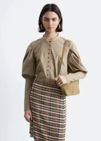 Bluse mit Puffärmeln Bluse mit Puffärmeln