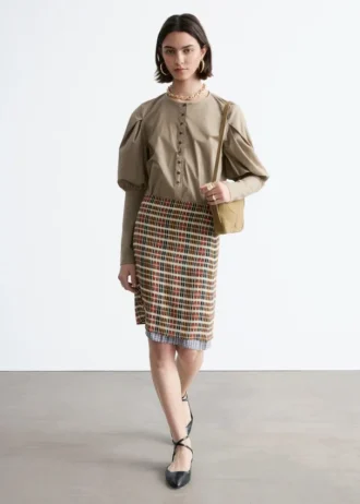 Bluse mit Puffärmeln Bluse mit Puffärmeln