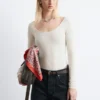 Bodysuit mit U-Ausschnitt Bodysuit mit U-Ausschnitt