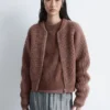 Bomberjacke aus gestrickter Wolle Bomberjacke aus gestrickter Wolle