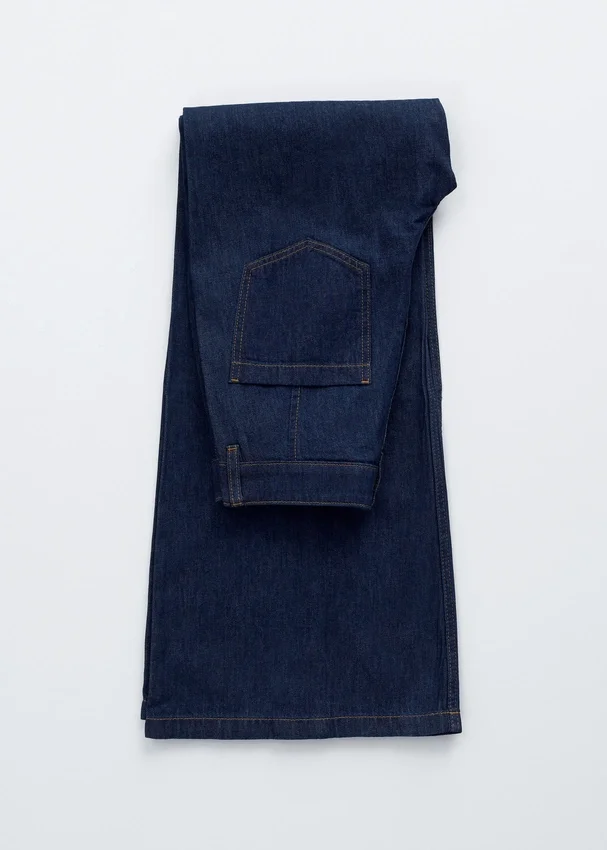 Bootcut-Jeans mit Wickelnähte Bootcut-Jeans mit Wickelnähte