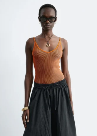 Camisole aus Rippstrick Camisole aus Rippstrick