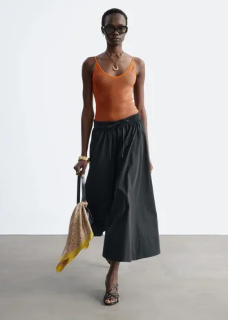 Camisole aus Rippstrick Camisole aus Rippstrick