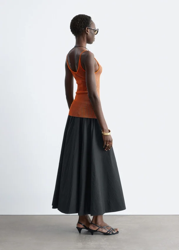 Camisole aus Rippstrick Camisole aus Rippstrick