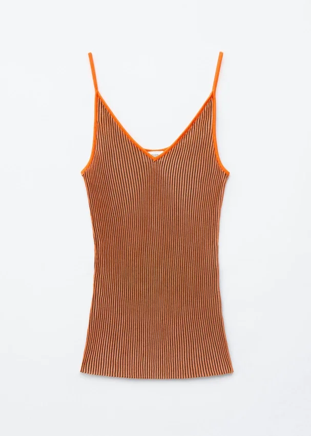 Camisole aus Rippstrick Camisole aus Rippstrick