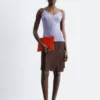 Camisole aus Rippstrick mit Spitze Camisole aus Rippstrick mit Spitze