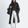 Car Coat mit Gürtel