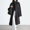 Car Coat mit Gürtel