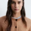 Cardigan aus gebürsteter Mohairmischung Cardigan aus gebürsteter Mohairmischung