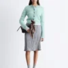 Cardigan aus gebürsteter Mohairmischung Cardigan aus gebürsteter Mohairmischung
