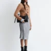 Cardigan aus gebürsteter Mohairmischung Cardigan aus gebürsteter Mohairmischung