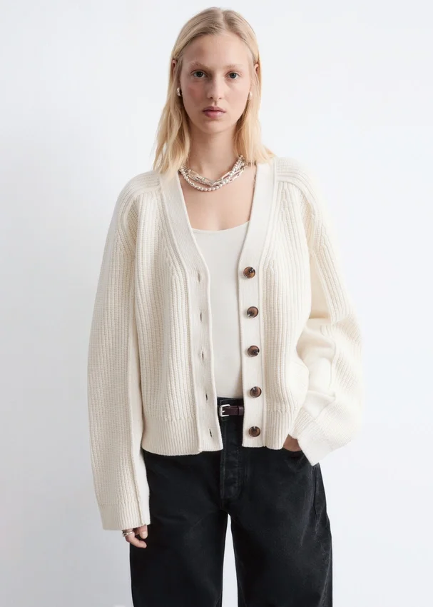 Cardigan aus Merinowolle Cardigan aus Merinowolle