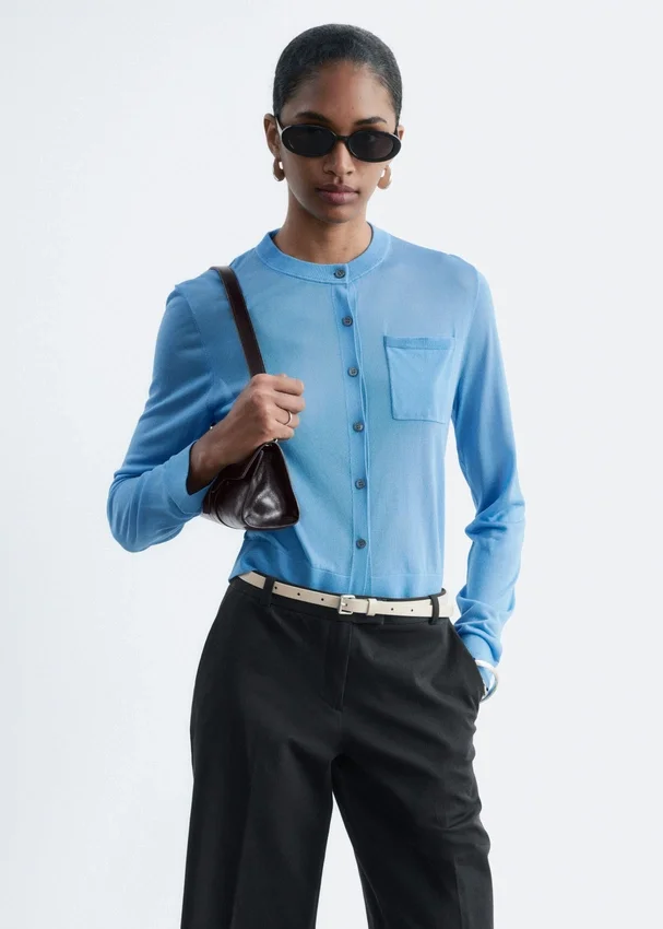 Cardigan aus Seidenmischung Cardigan aus Seidenmischung