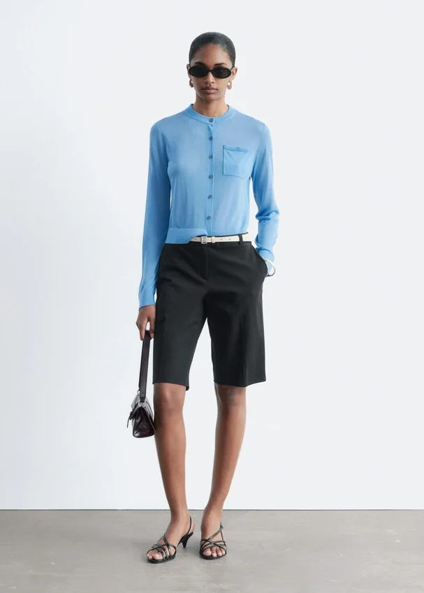 Cardigan aus Seidenmischung Cardigan aus Seidenmischung