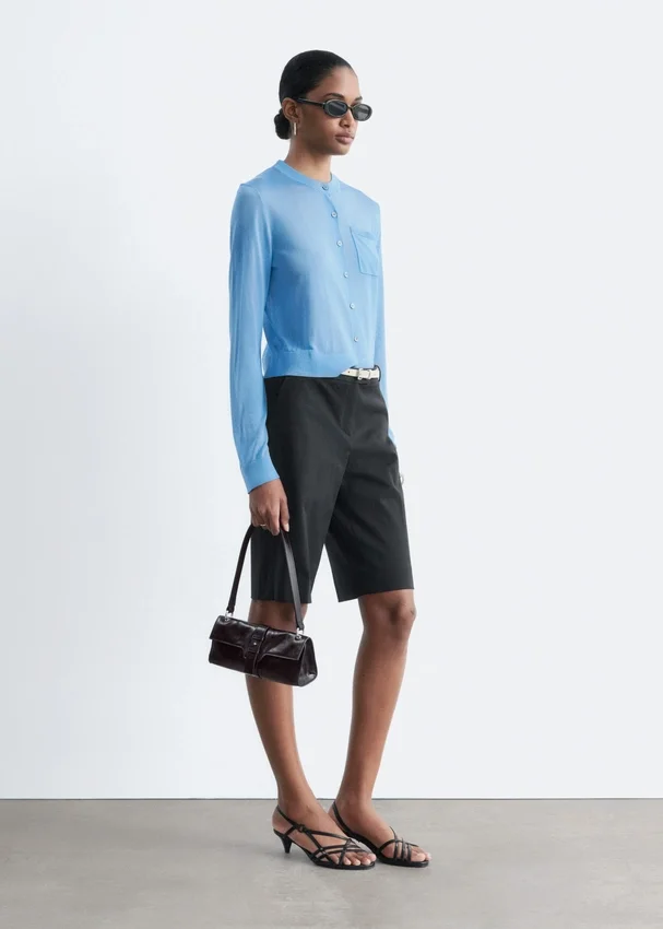 Cardigan aus Seidenmischung Cardigan aus Seidenmischung