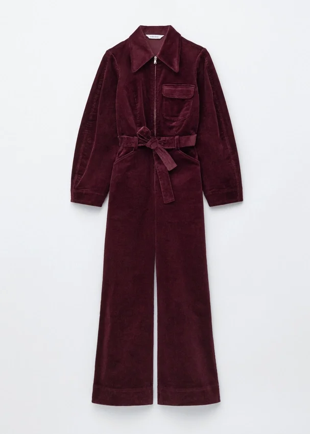Cord-Jumpsuit mit Gürtel Cord-Jumpsuit mit Gürtel