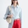 Denim-Shorts mit hoher Taille Denim-Shorts mit hoher Taille