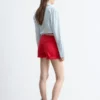 Denim-Shorts mit hoher Taille Denim-Shorts mit hoher Taille