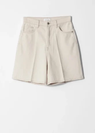 Denim-Shorts mit weitem Bein